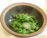 A picture of step 2 of Kale Mango salad.
