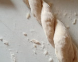 A picture of step 2 of Twisted Doughnuts.