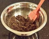 A picture of step 2 of Cappucchino Cheesecake.