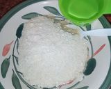 A picture of step 8 of Millet kunu with white rice,fresh groundnut and wheat.