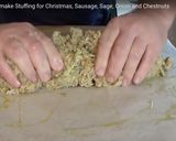 A picture of step 7 of Sage, onion, sausage and chestnut stuffing for your Christmas dinner.