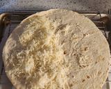 A picture of step 7 of Lauren's Baked Ham, Spinach and Mushroom Breakfast Quesadillas.