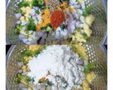 A picture of step 3 of Chana Dal Vada.