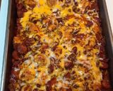 A picture of step 3 of Chili Cheese Dog Bubble Up Casserole.