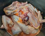 Pörkölt japánkakasból nokedlivel és krumplival recept fázis 2 fotója