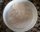A picture of step 4 of Kunafa and Qashtalia Decorated with Oranges, Strawberries, and Bananas.