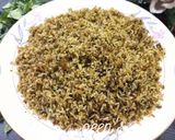 A picture of step 4 of Curry Leaves Rice.