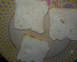 A picture of step 3 of Laddu stuffing bread puwa.