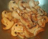 A picture of step 2 of Garlic Mushroom.