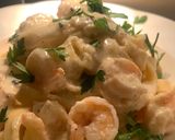 Foto do passo 3 de Fettuccine Alfredo com camarão