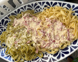 Foto del paso 11 de la receta: Tagliatelle paglia e fieno con nata y jamón
