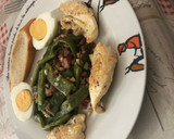 Foto del paso 4 de la receta: Judías verdes salteadas con jamón y filete de pechuga de pollo