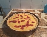 Foto del paso 10 de la receta: Tarta dulce rellena con crema pastelera y mermelada de membrillo