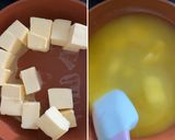 A picture of step 1 of Easter egg cookie on the pan.