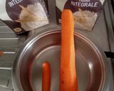 Foto del passaggio 1 della ricetta Gnocchi di carote e farina integrale condimento con spunsale e pomodorini