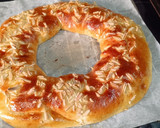 Foto del paso 11 de la receta: Tortell de reis relleno de ganache de chocolate blanco y mascarpone - 2025 (Roscón)