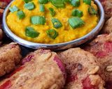 Foto del paso 7 de la receta: Croquetas de garbanzos y papa con adherezo de zanahoria 🌱 🥔 🥕 Veganas