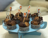 Foto del paso 11 de la receta: Muffins 3 chocolates en thermomix para 5°cumplemes de Mateo 🎂👶🏼🍫