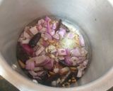 A picture of step 2 of Palak Dal.