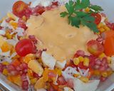Foto del paso 4 de la receta: Ensaladilla de arroz con huevo y granada