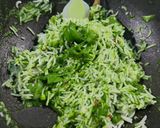 A picture of step 8 of Creamy Paneer with Spinach Rice.