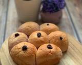 Purple Sweet Potatoes Bread with butter&milk filling recipe step 7 photo