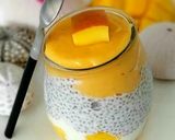 Une image de l'étape 3 de Pudding de chia au skyr et mangue.