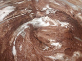 کاپرس شکلاتی و پودر بادام