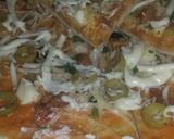 صورة لخطوة 3 من وصفة 🍕 بيتزا خفيفة وبنينة 🍕