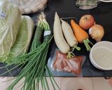 Hình bước làm 1 của món Kimchi cải thảo