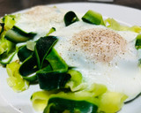 Foto del paso 5 de la receta: Nidos de calabacín 🥒 con huevo 🍳