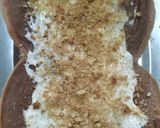 Foto langkah ke 2 dari resep Chocolatos roma mille crepes gulung.