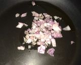 Une image de l'étape 1 de Pâtes au saumon.