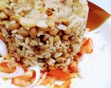 A picture of step 6 of Onion Flavoured Rice and Beans.