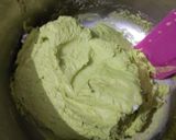 A picture of step 3 of Milkmaid green tea butter cookies.