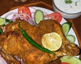 A picture of step 5 of Asli lahori chargha.