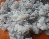 Hình bước làm 2 của món Bún chả giò tôm