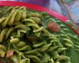 Foto del paso 5 de la receta: Sopa para Hulk, pasta espinacas y salchichas