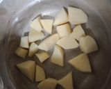 Foto langkah ke 2 dari resep Bingka Bakar Tape Ketan Hijau Mix Kentang.