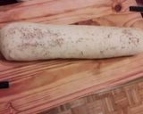 Foto del paso 7 de la receta: Pizza arrollada de jamón, mozzarella, cebolla y roquefort