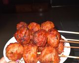 Foto langkah ke 6 dari resep Pentol bakar kaki lima.