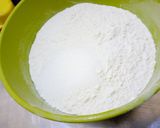 A picture of step 1 of Cinnamon rolls.