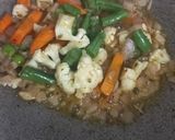 A picture of step 4 of Paneer Steak with Herbed Rice and Creamy Veggies.