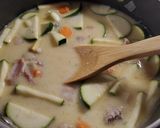 A picture of step 3 of Hearty Ground Turkey Vegetable Soup.
