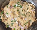 A picture of step 3 of Poha cutlet.