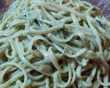 Foto del paso 2 de la receta: Fideos con crema y albahaca, súper rico 🤩🤤