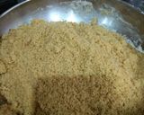 A picture of step 6 of Churma with protein powder.