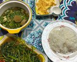 รูปขั้นตอนการทำที่ 6 ของ ยอดใบมันเทศผัดน้ำพริกเผา/Stir Fried Sweet Potato Leaves with Thai Chili Paste
