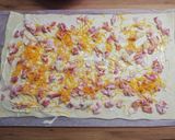 Baconös, sajtkrémes csigák recept fázis 2 fotója