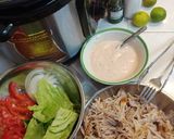 รูปขั้นตอนการทำที่ 3 ของ แฮมเบอร์เกอร์ หมูฉีก Pulled Pork